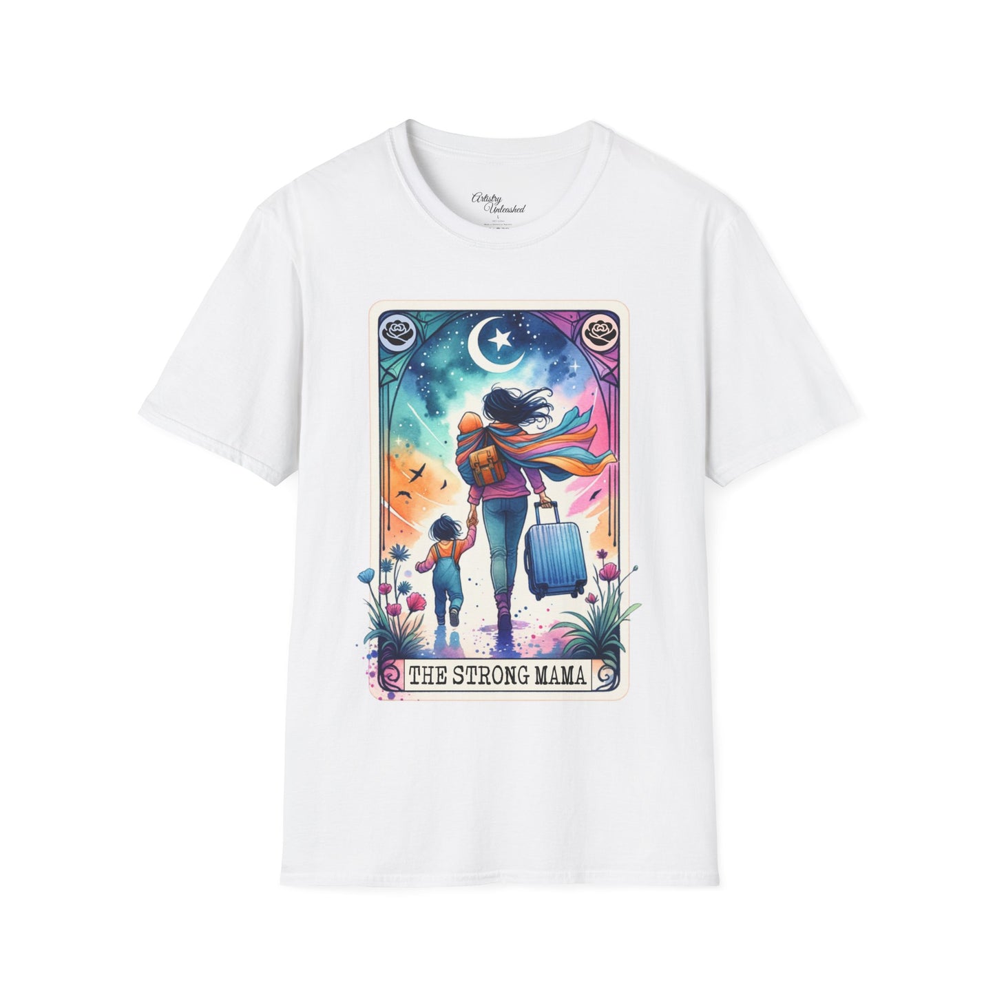 Strongest Mama Tarot Unisex Softstyle T-Shirt