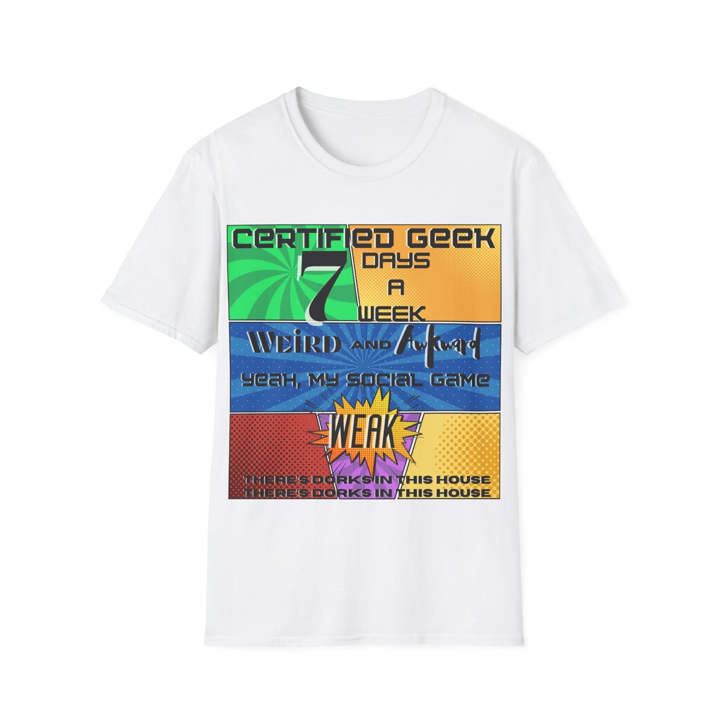 Certified Geek WAP Comic Unisex Softstyle T-Shirt