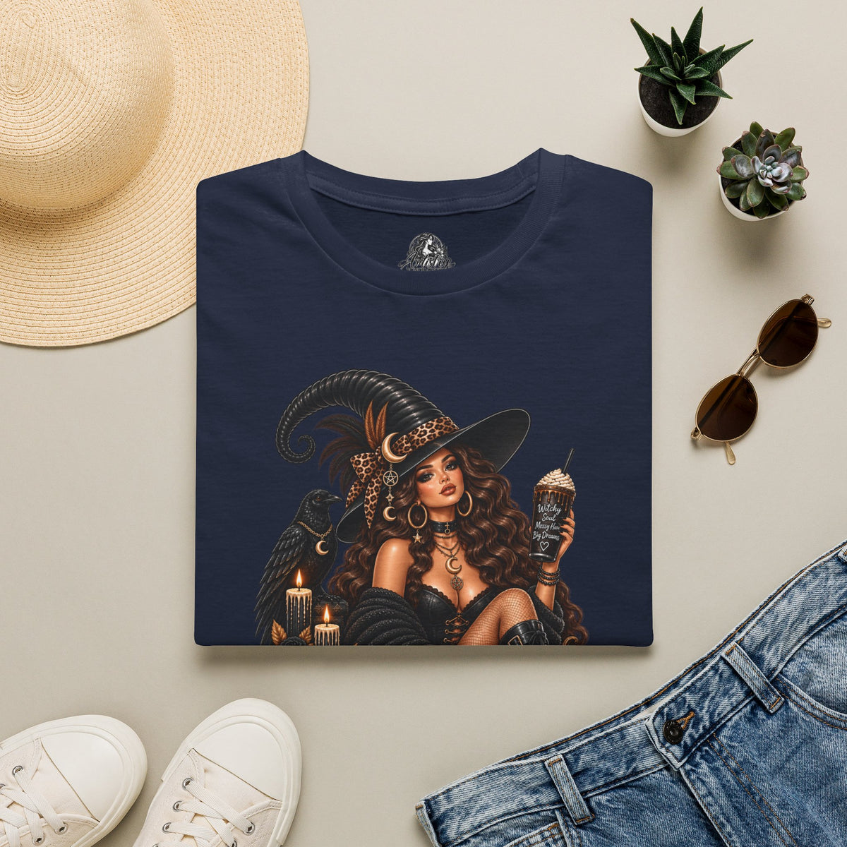 Imperfectly Wicked Halloween | Glam Ghost Design | Unisex Softstyle T-Shirt