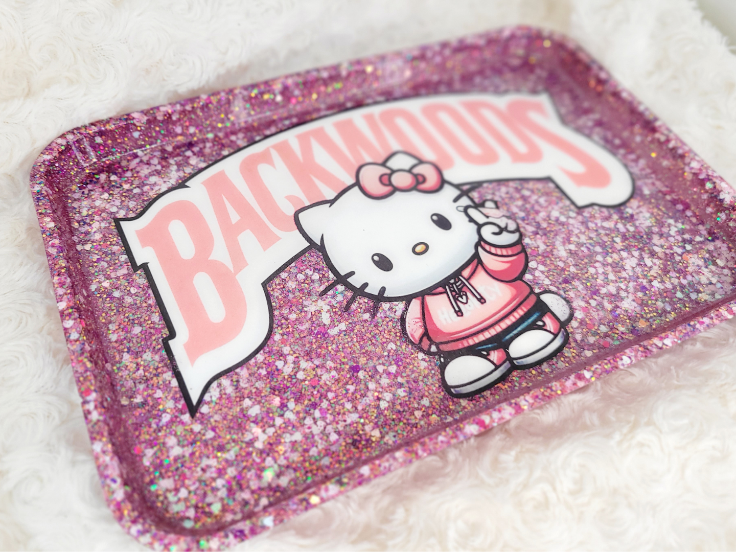 Kitty Inspired Resin Tray