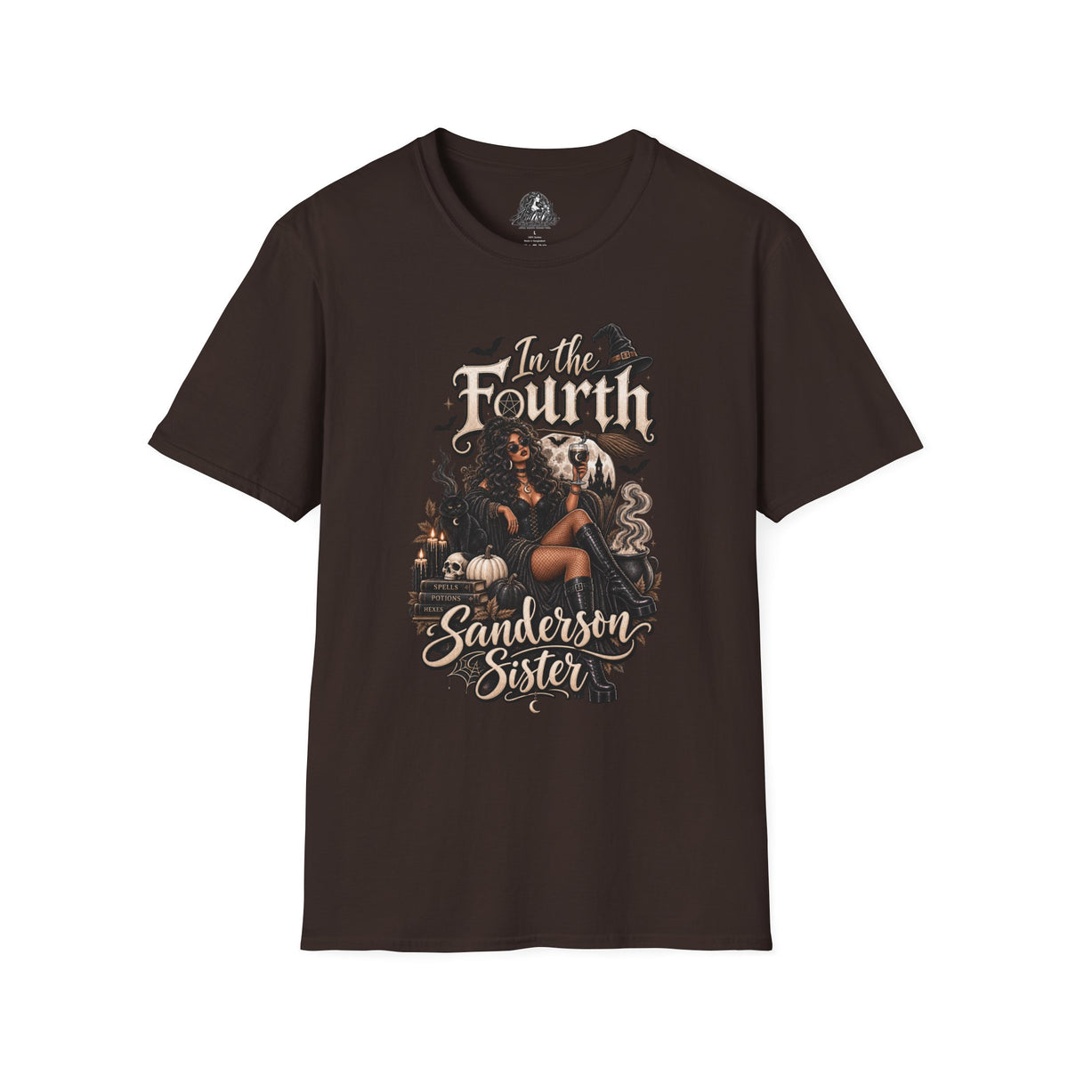 Fourth Sanderson Sister Halloween | Glam Ghost Design | Unisex Softstyle T-Shirt