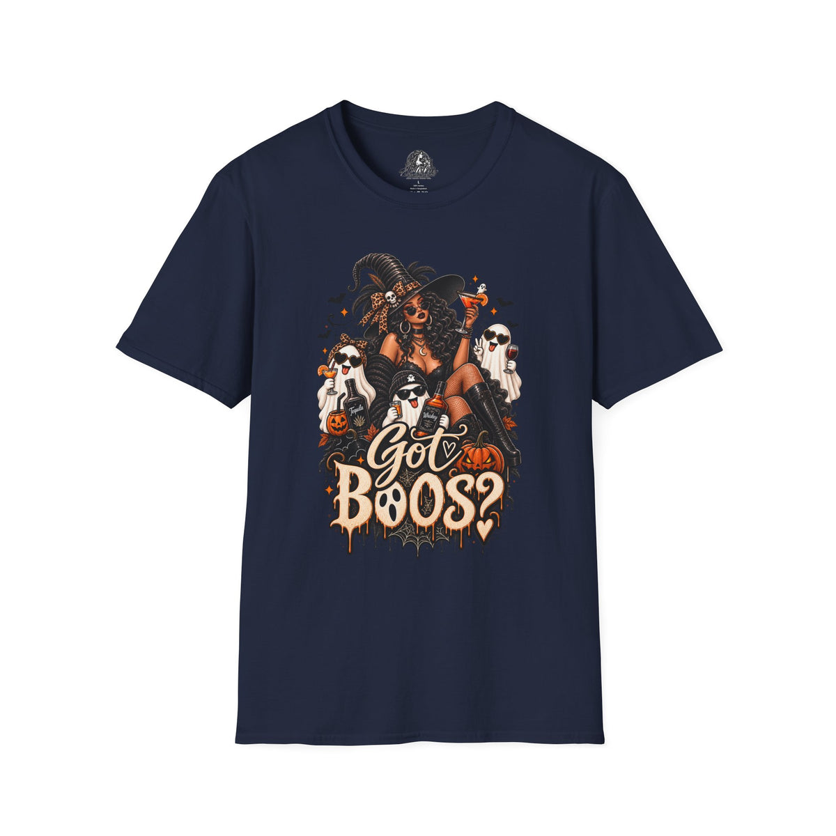 Got Boos Halloween | Glam Ghost Design | Unisex Softstyle T-Shirt
