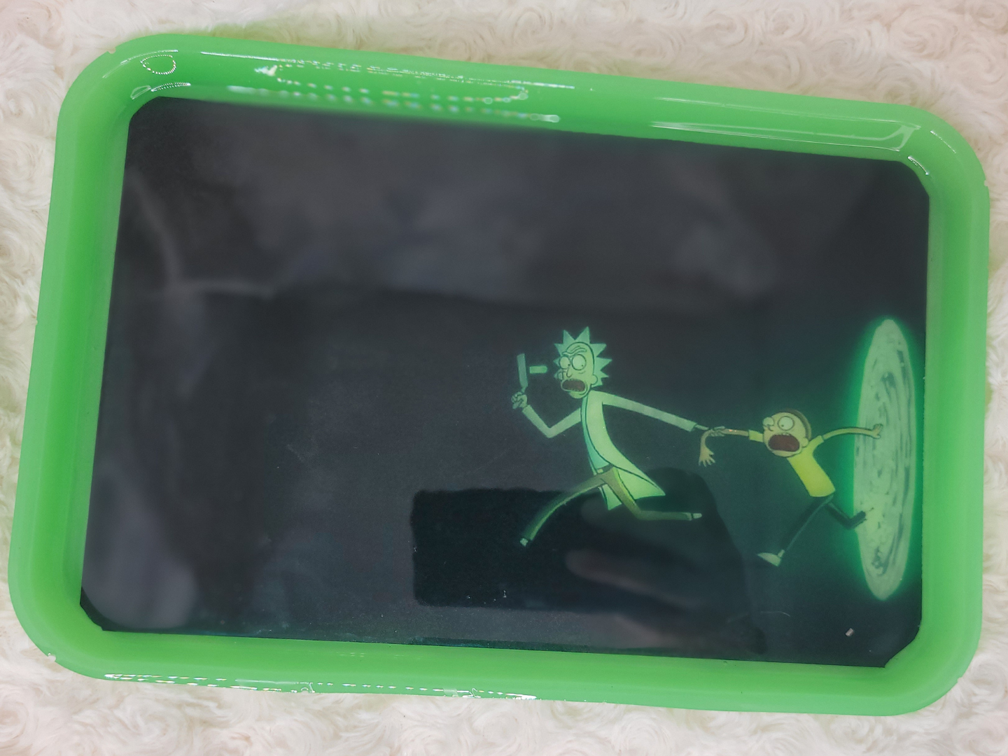 Rick and Morty Inspired Resin Tray