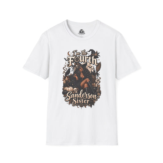Fourth Sanderson Sister Halloween | Glam Ghost Design | Unisex Softstyle T-Shirt