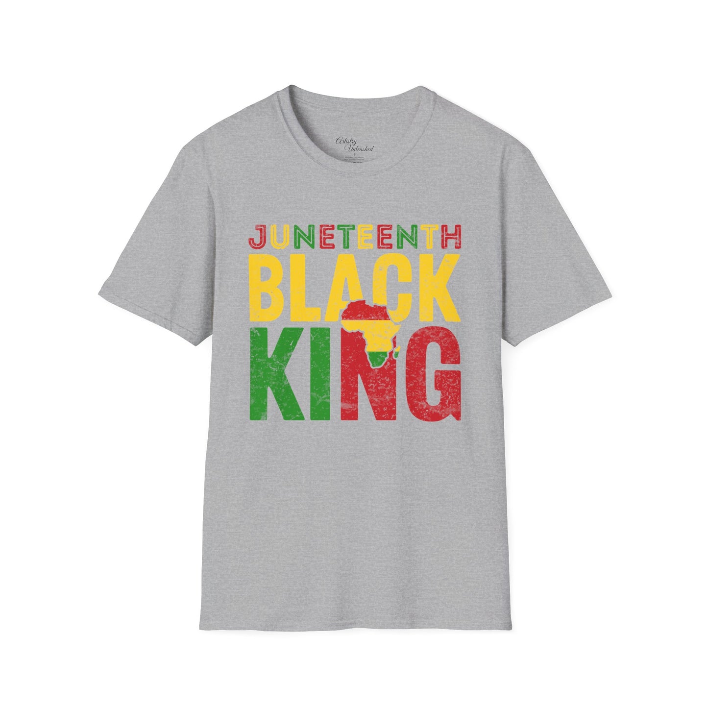 Black King Juneteenth Unisex Softstyle T-Shirt