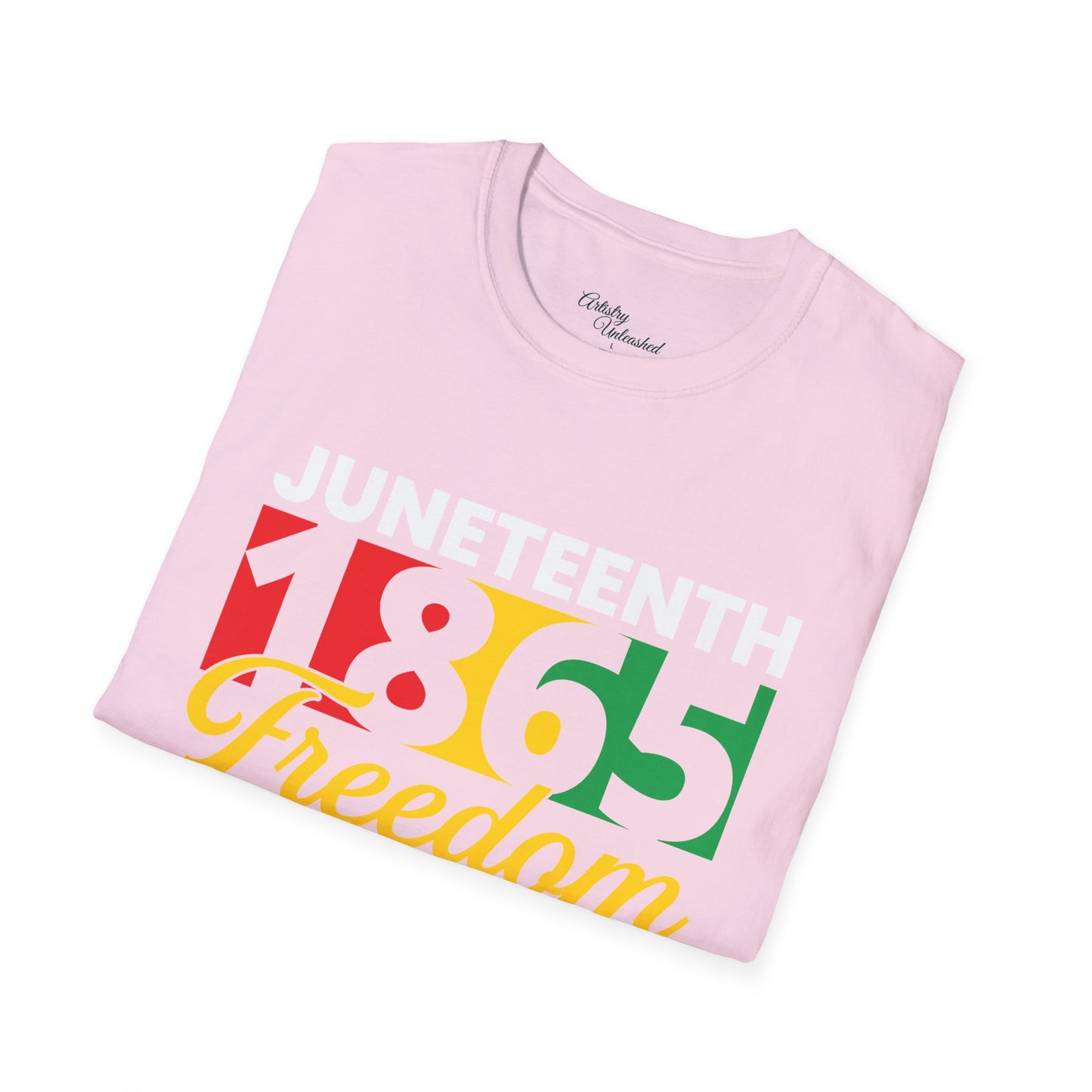 Juneteenth 1865 Freedom Unisex Softstyle T-Shirt