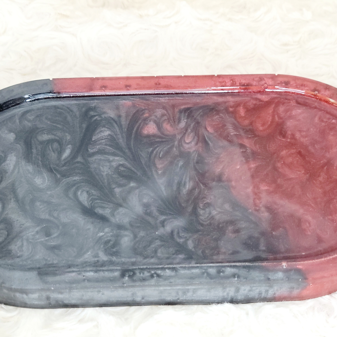 Red and Black Trinket Tray