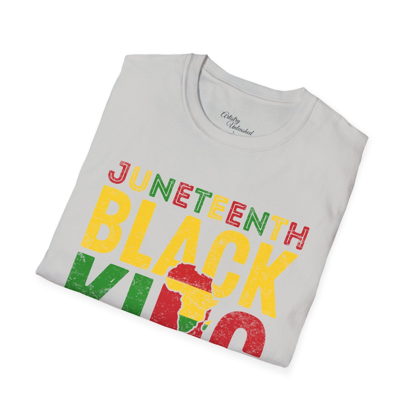 Black King Juneteenth Unisex Softstyle T-Shirt