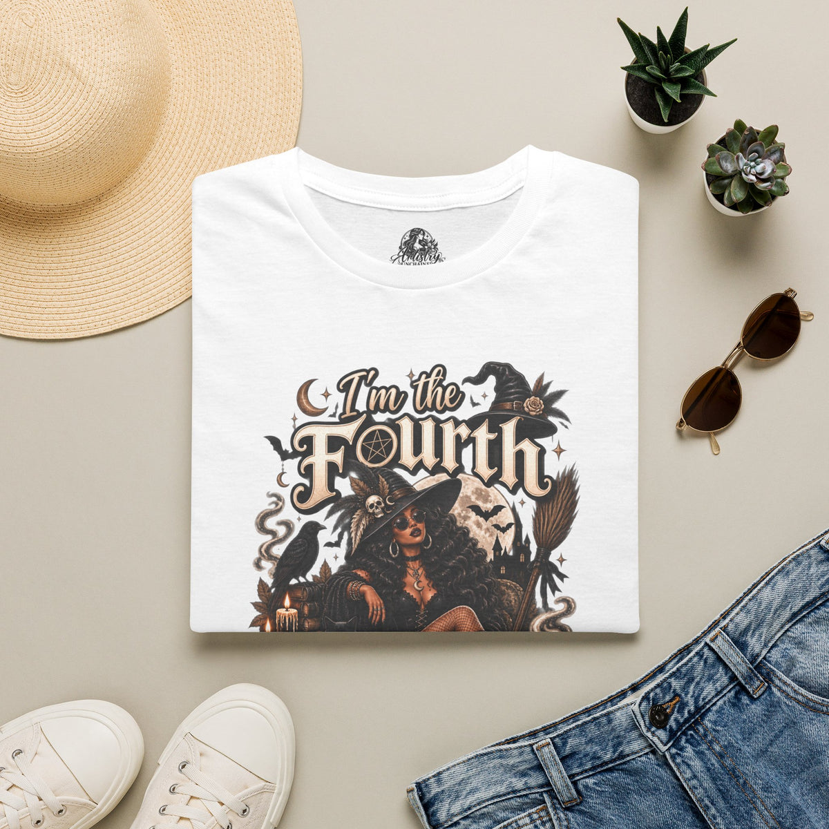 Fourth Sanderson Sister Halloween | Glam Ghost Design | Unisex Softstyle T-Shirt