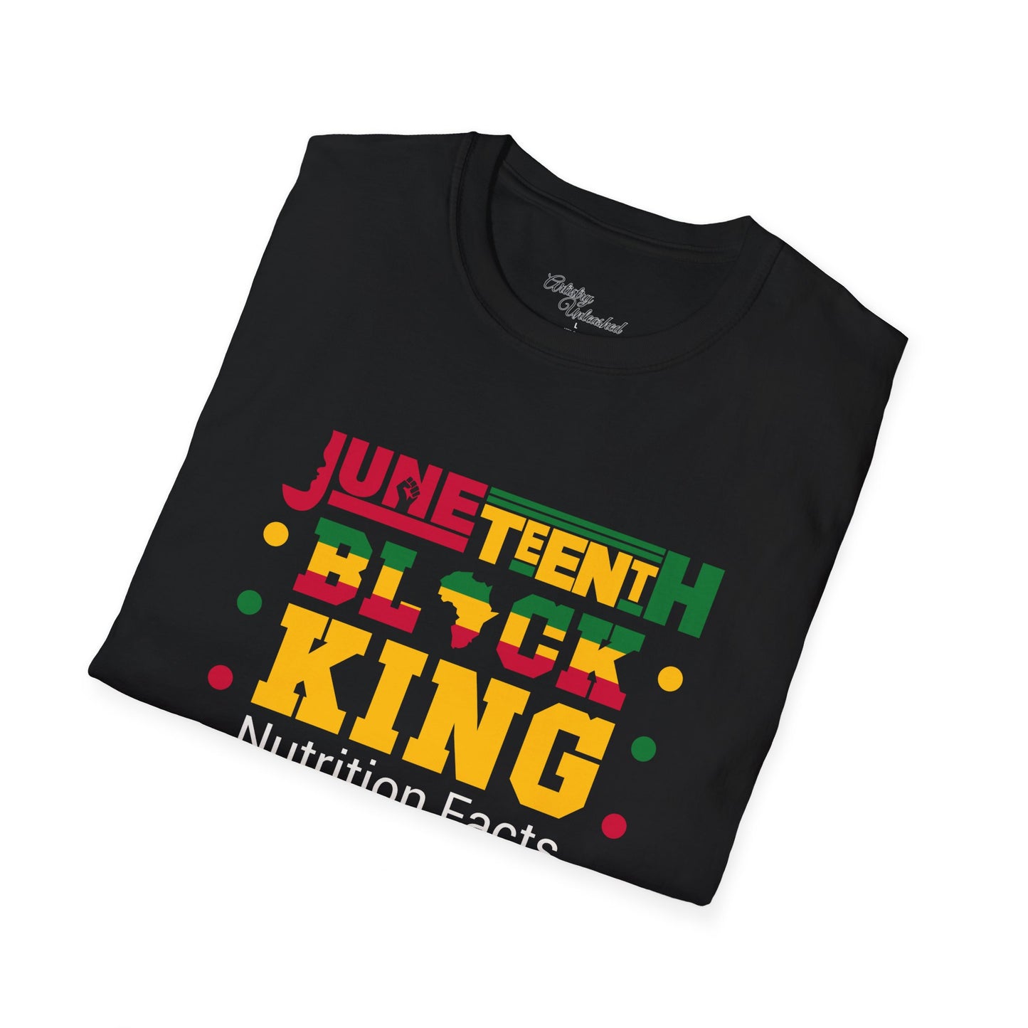 Juneteenth King Nutrition Unisex Softstyle T-Shirt