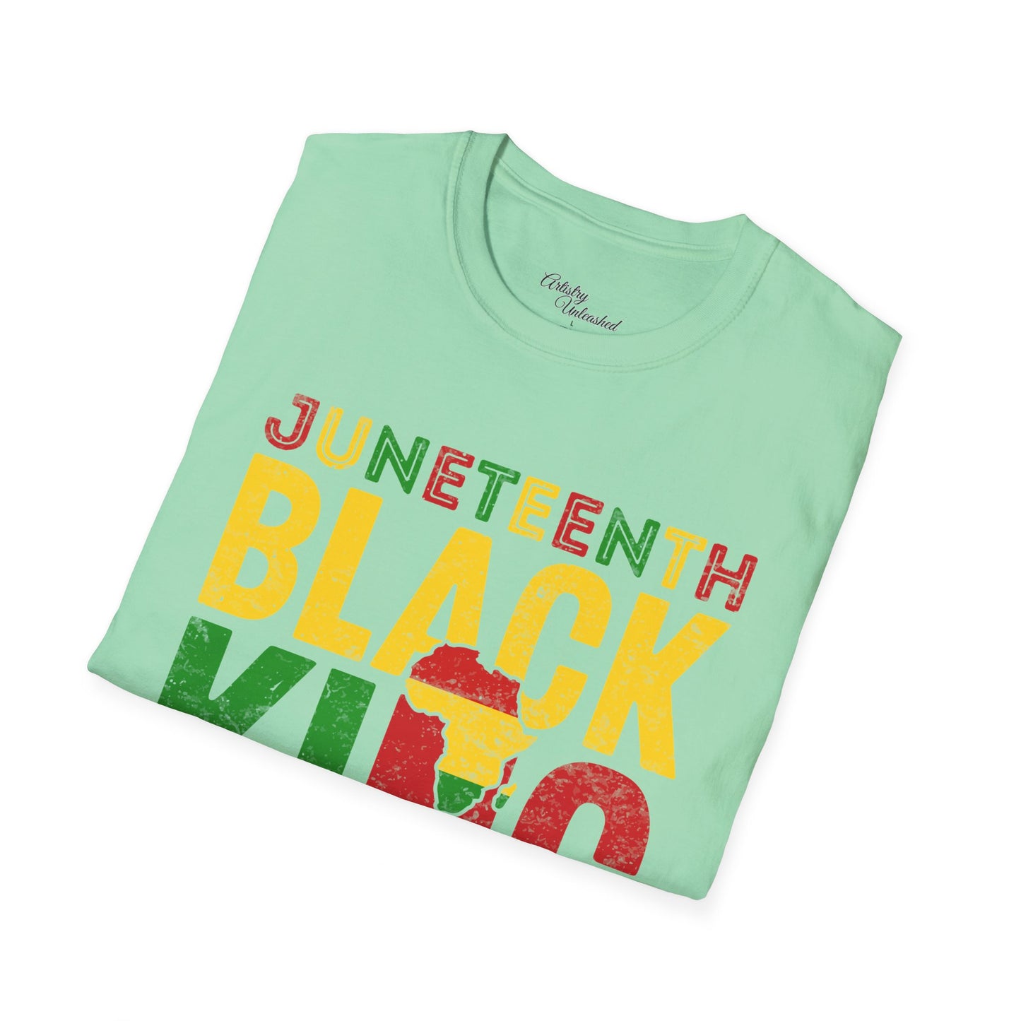 Black King Juneteenth Unisex Softstyle T-Shirt