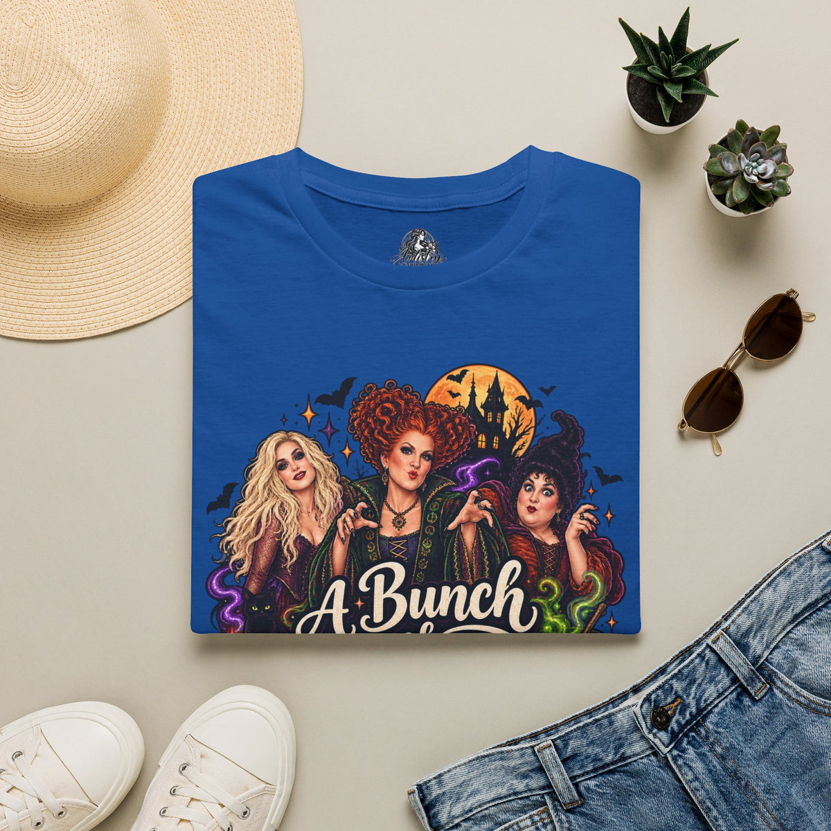 Bunch of Hocus Pocus Halloween | Glam Ghost Design | Unisex Softstyle T-Shirt
