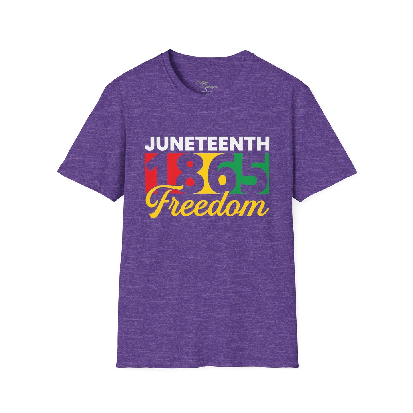 Juneteenth 1865 Freedom Unisex Softstyle T-Shirt