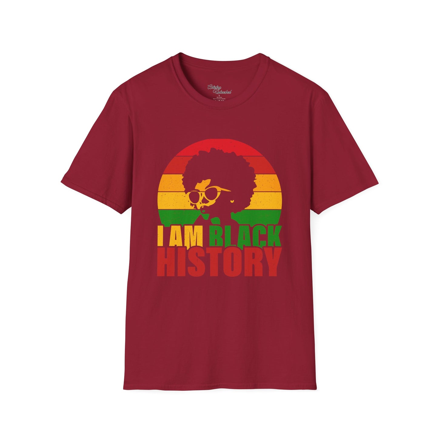 I Am Black History Unisex Softstyle T-Shirt