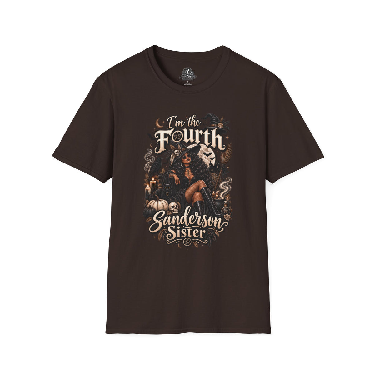 Fourth Sanderson Sister Halloween | Glam Ghost Design | Unisex Softstyle T-Shirt