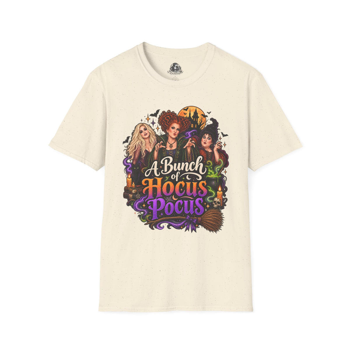 Bunch of Hocus Pocus Halloween | Glam Ghost Design | Unisex Softstyle T-Shirt