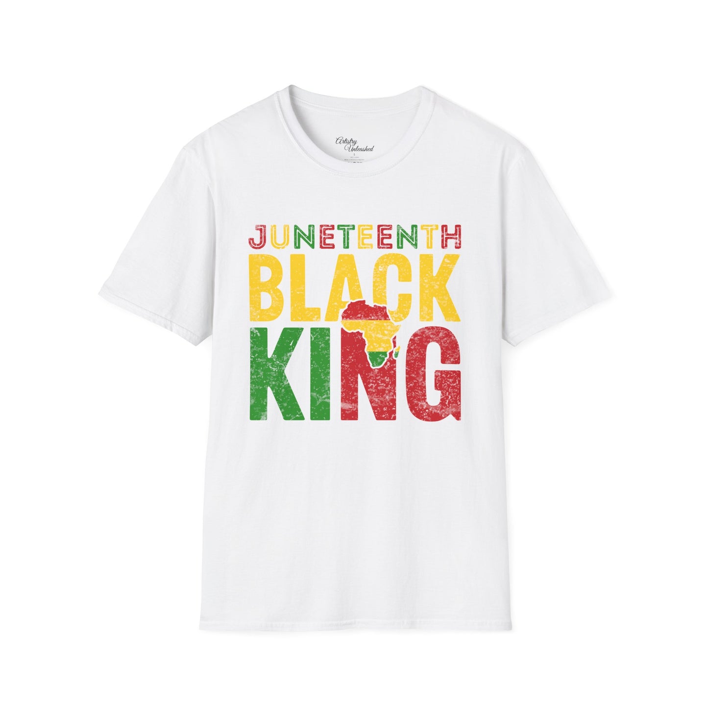 Black King Juneteenth Unisex Softstyle T-Shirt