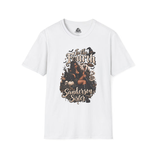 Fourth Sanderson Sister Halloween | Glam Ghost Design | Unisex Softstyle T-Shirt