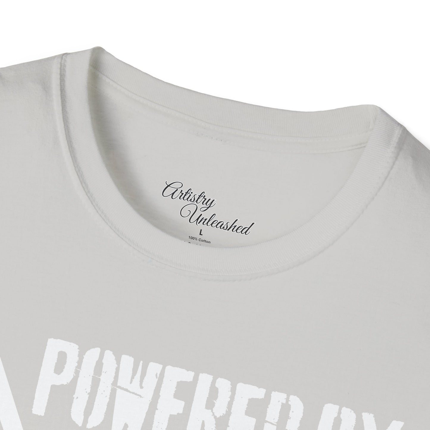 Powered by Ramen White Unisex Softstyle T-Shirt