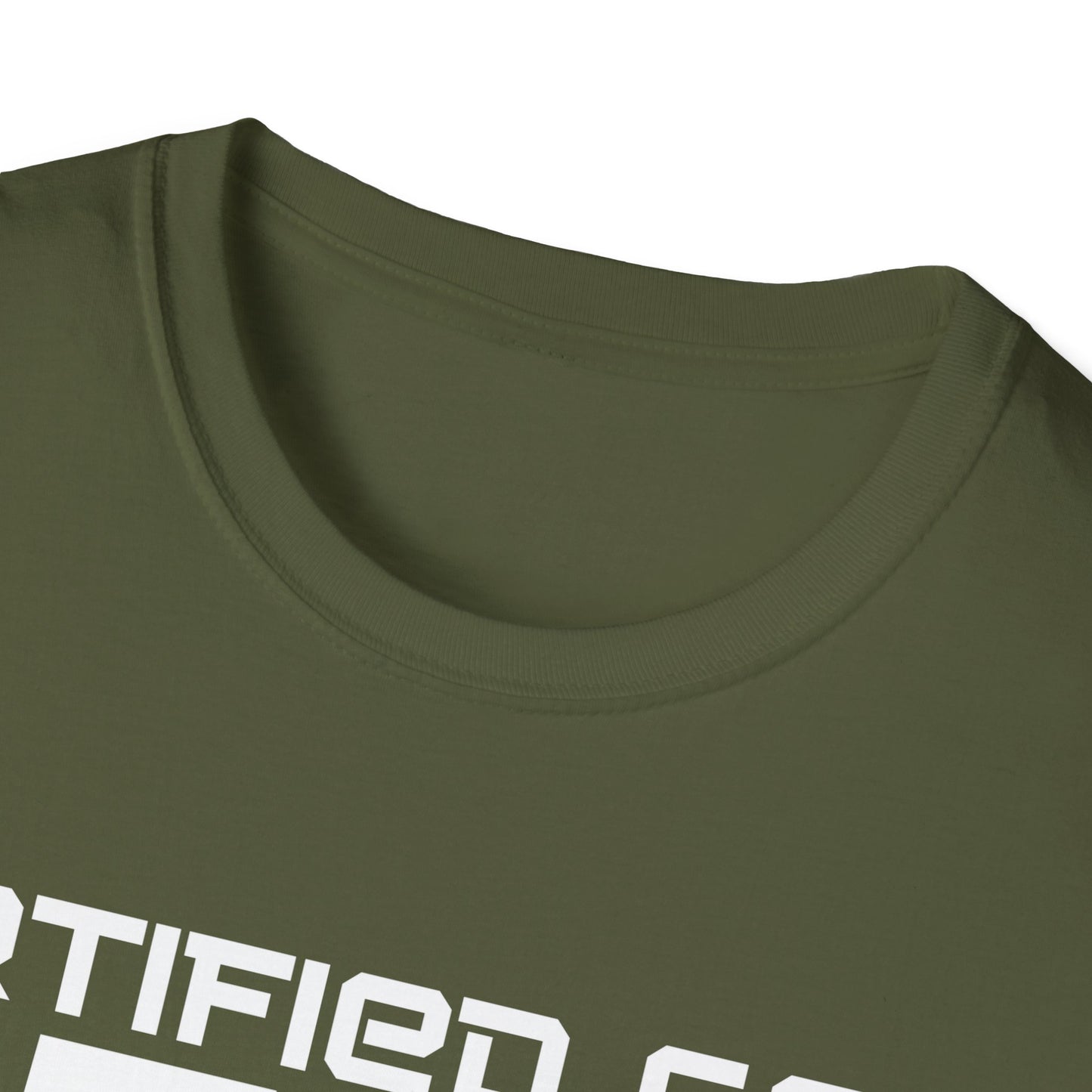 Certified Geek WAP White Font Unisex Softstyle T-Shirt