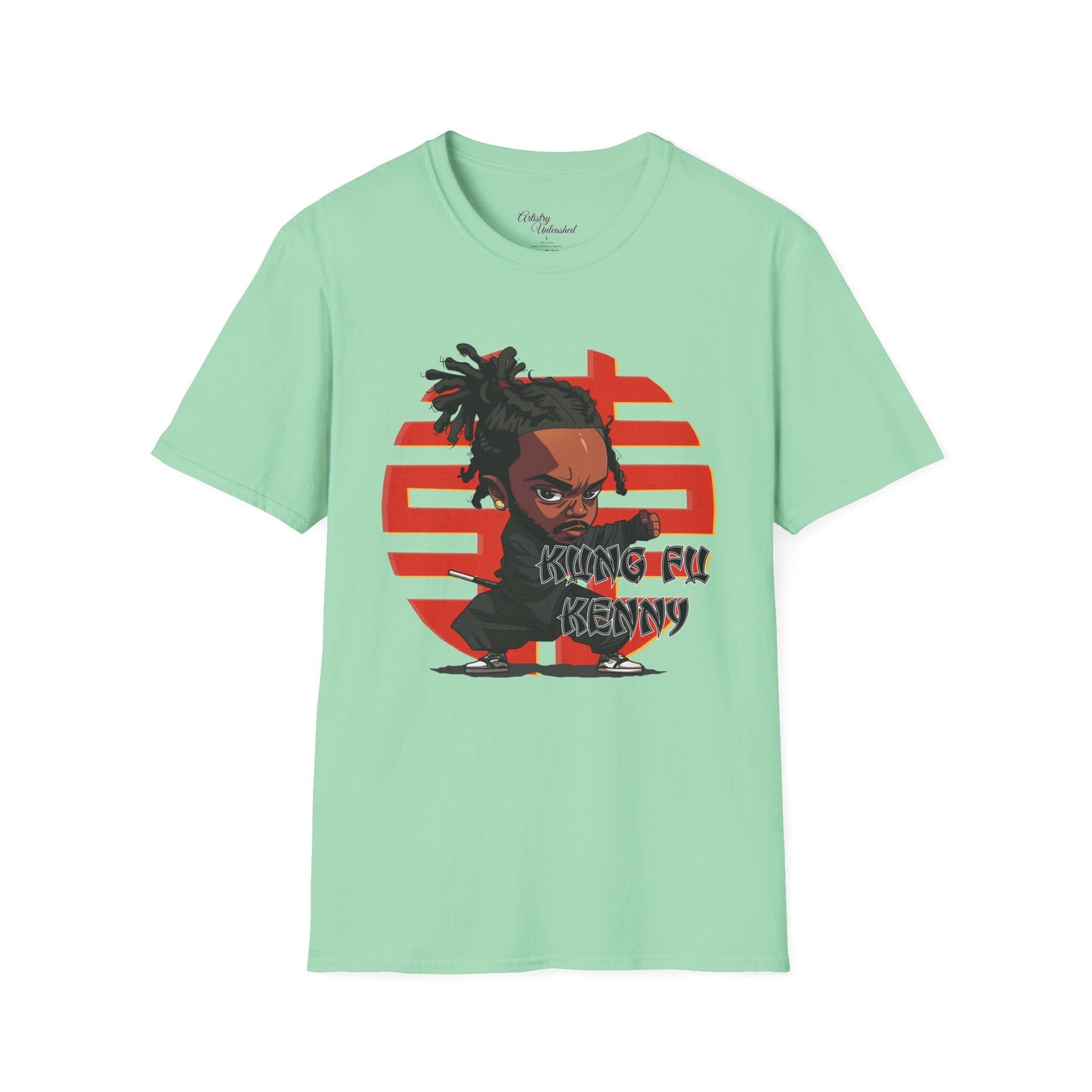 Kung Fu Kenny Unisex Softstyle T-Shirt