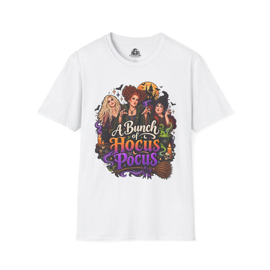 Bunch of Hocus Pocus Halloween | Glam Ghost Design | Unisex Softstyle T-Shirt