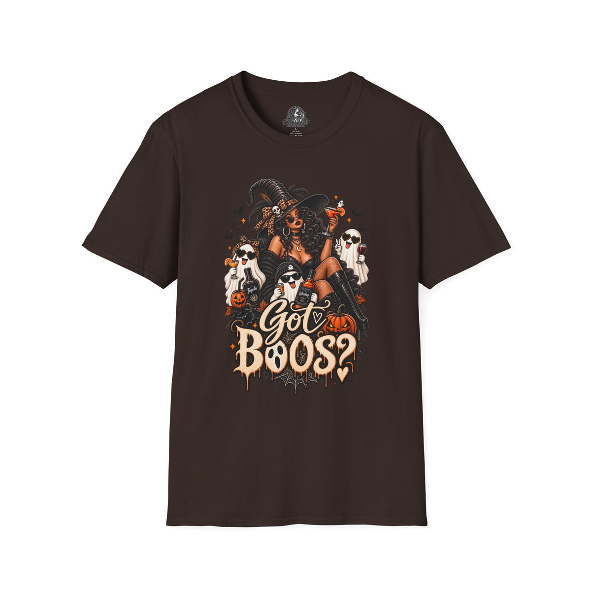 Got Boos Halloween | Glam Ghost Design | Unisex Softstyle T-Shirt