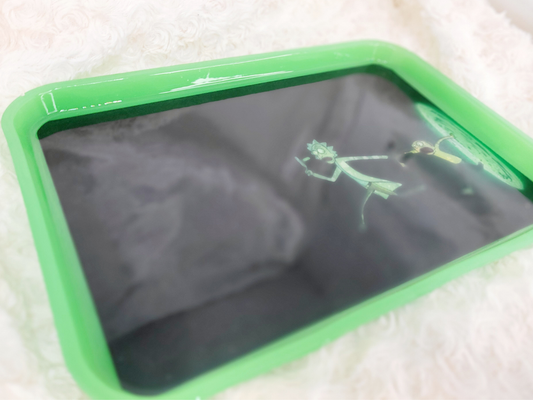 Rick and Morty Inspired Resin Tray