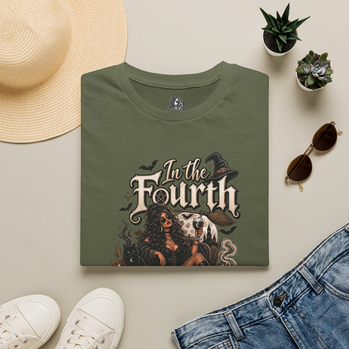 Fourth Sanderson Sister Halloween | Glam Ghost Design | Unisex Softstyle T-Shirt
