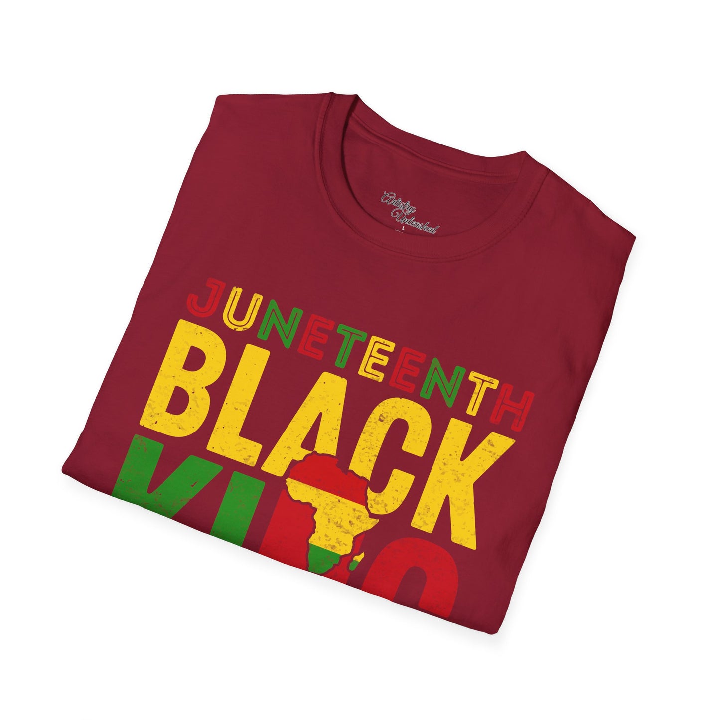 Black King Juneteenth Unisex Softstyle T-Shirt