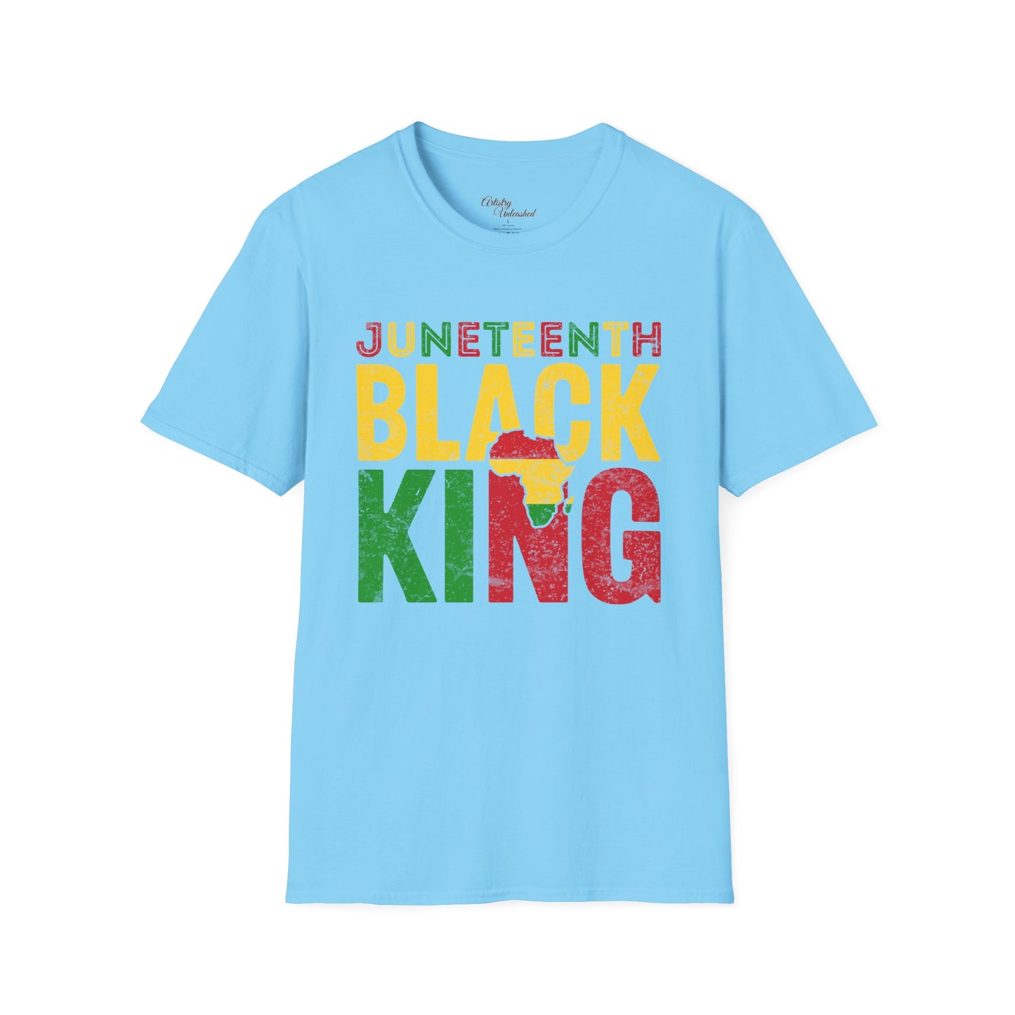 Black King Juneteenth Unisex Softstyle T-Shirt