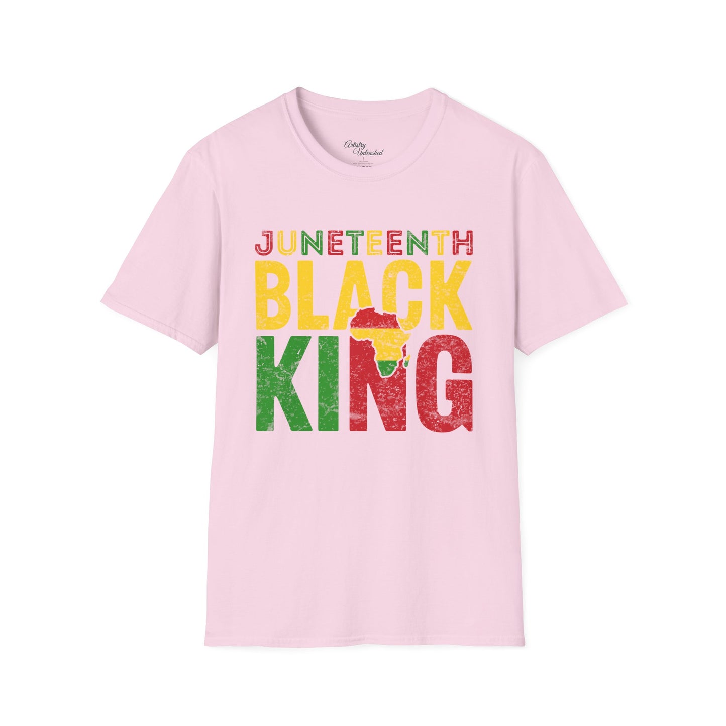 Black King Juneteenth Unisex Softstyle T-Shirt