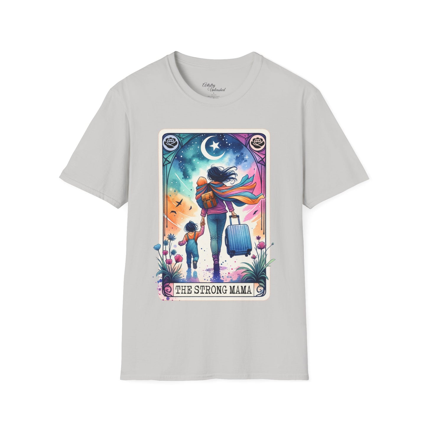 Strongest Mama Tarot Unisex Softstyle T-Shirt