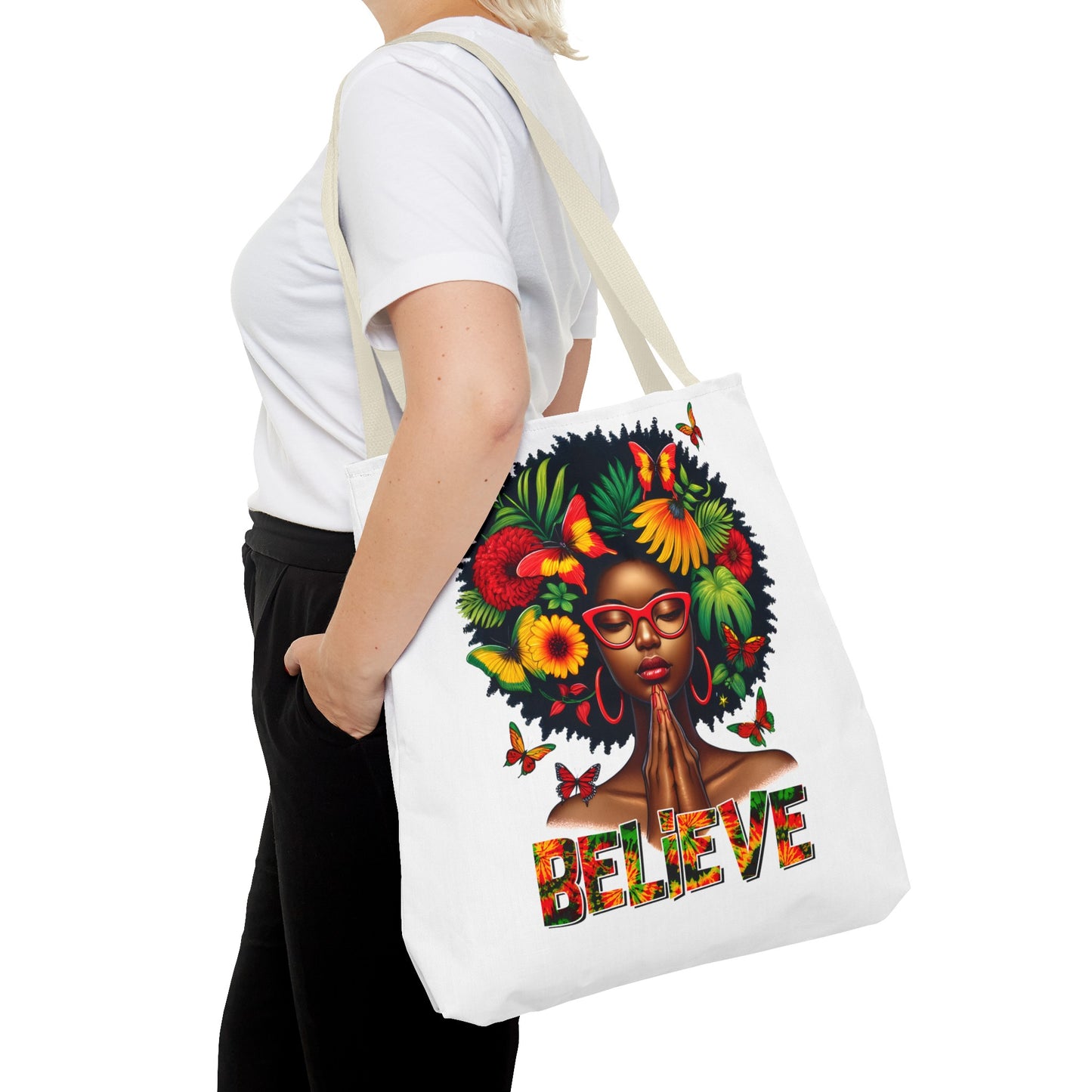 Believe Woman Tote Bag