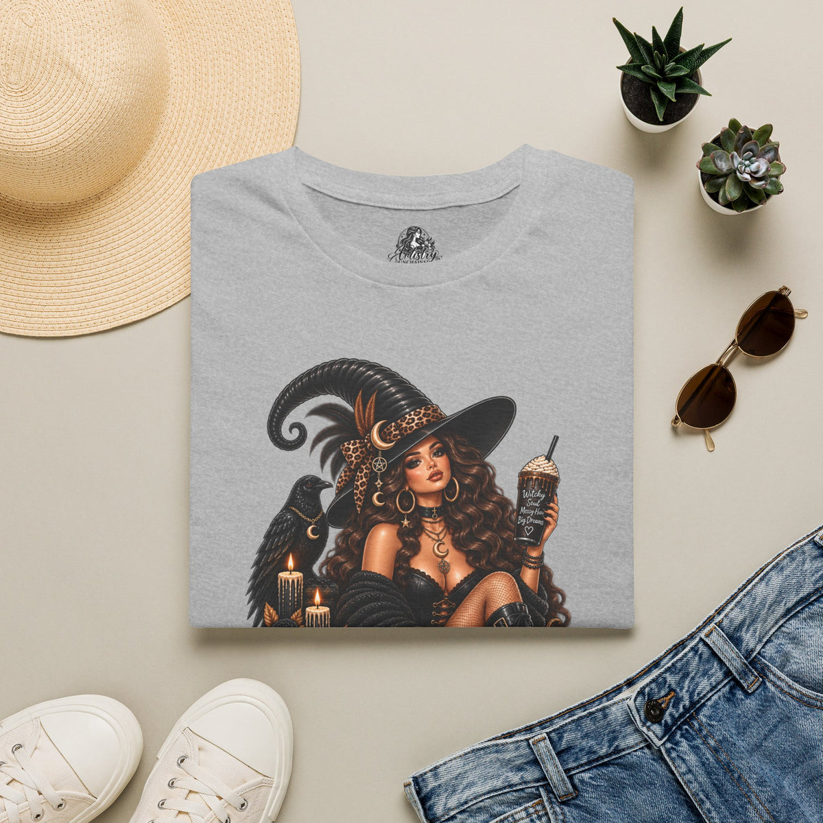 Imperfectly Wicked Halloween | Glam Ghost Design | Unisex Softstyle T-Shirt