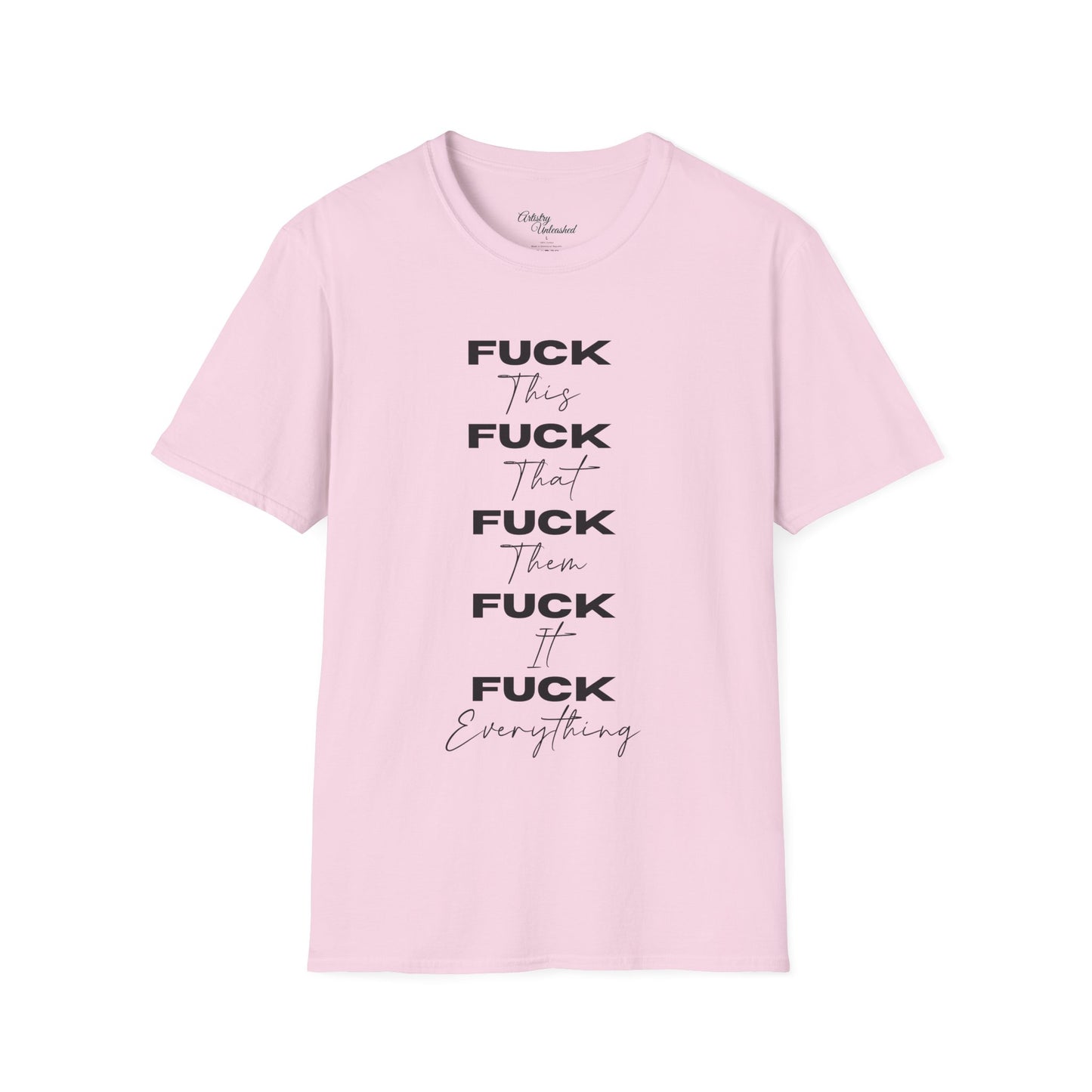 F This, That, etc. Unisex Softstyle T-Shirt