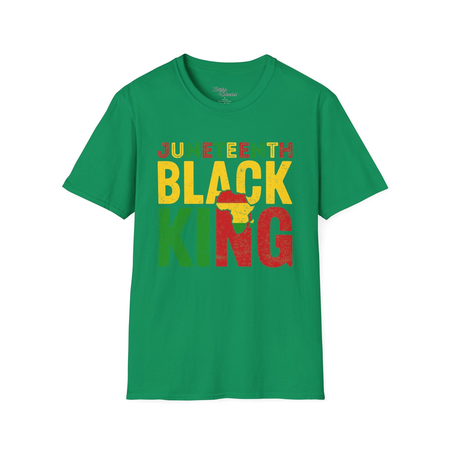 Black King Juneteenth Unisex Softstyle T-Shirt