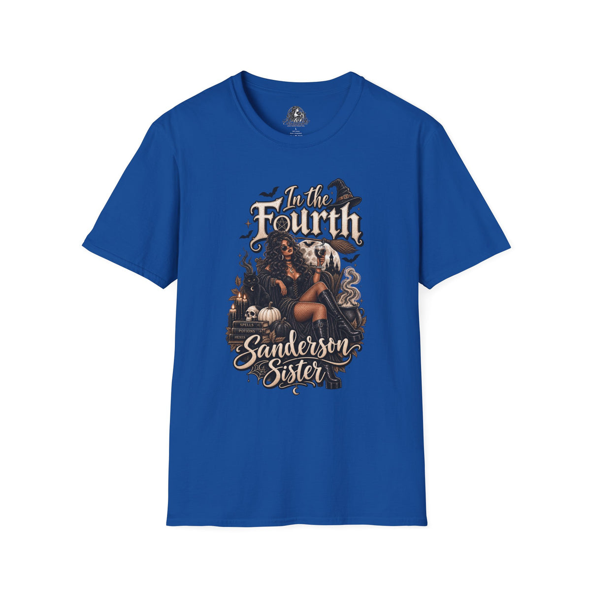 Fourth Sanderson Sister Halloween | Glam Ghost Design | Unisex Softstyle T-Shirt