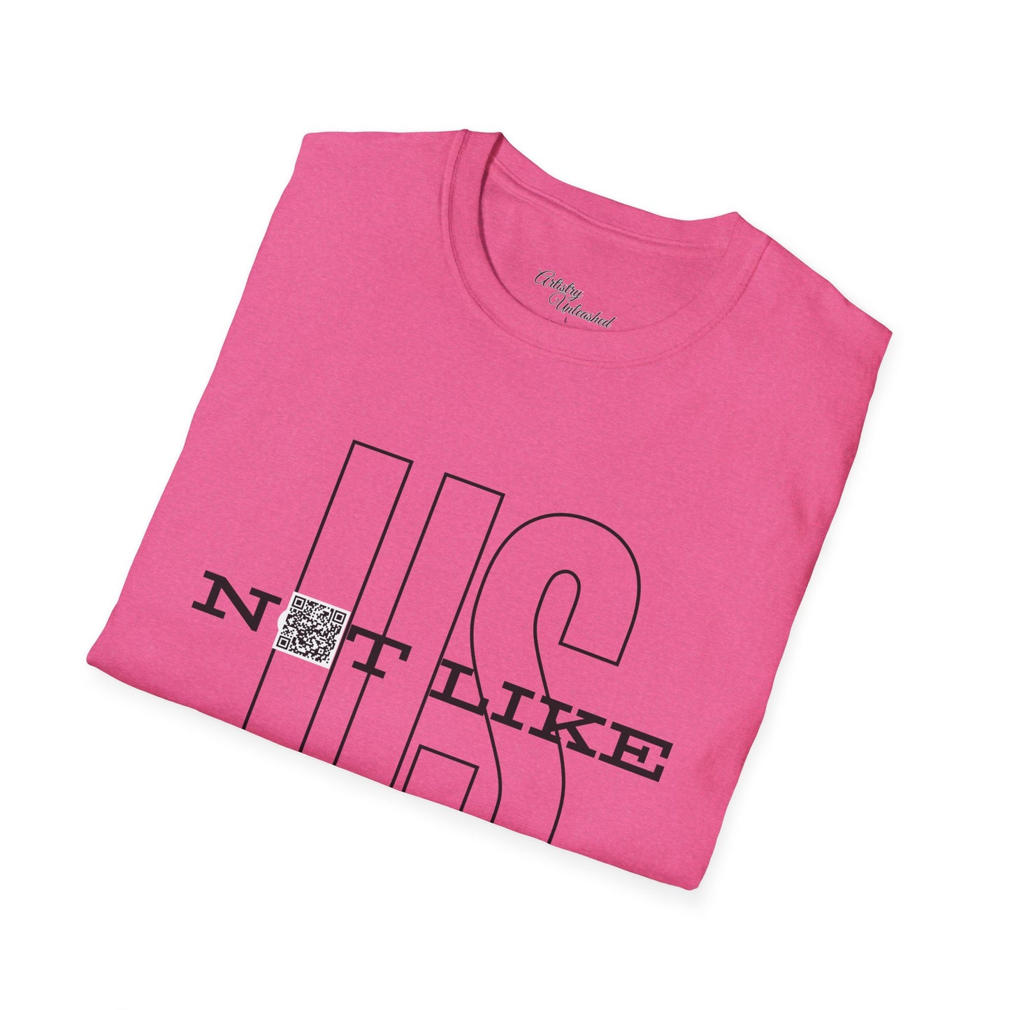 Not Like Us QR Unisex Softstyle T-Shirt