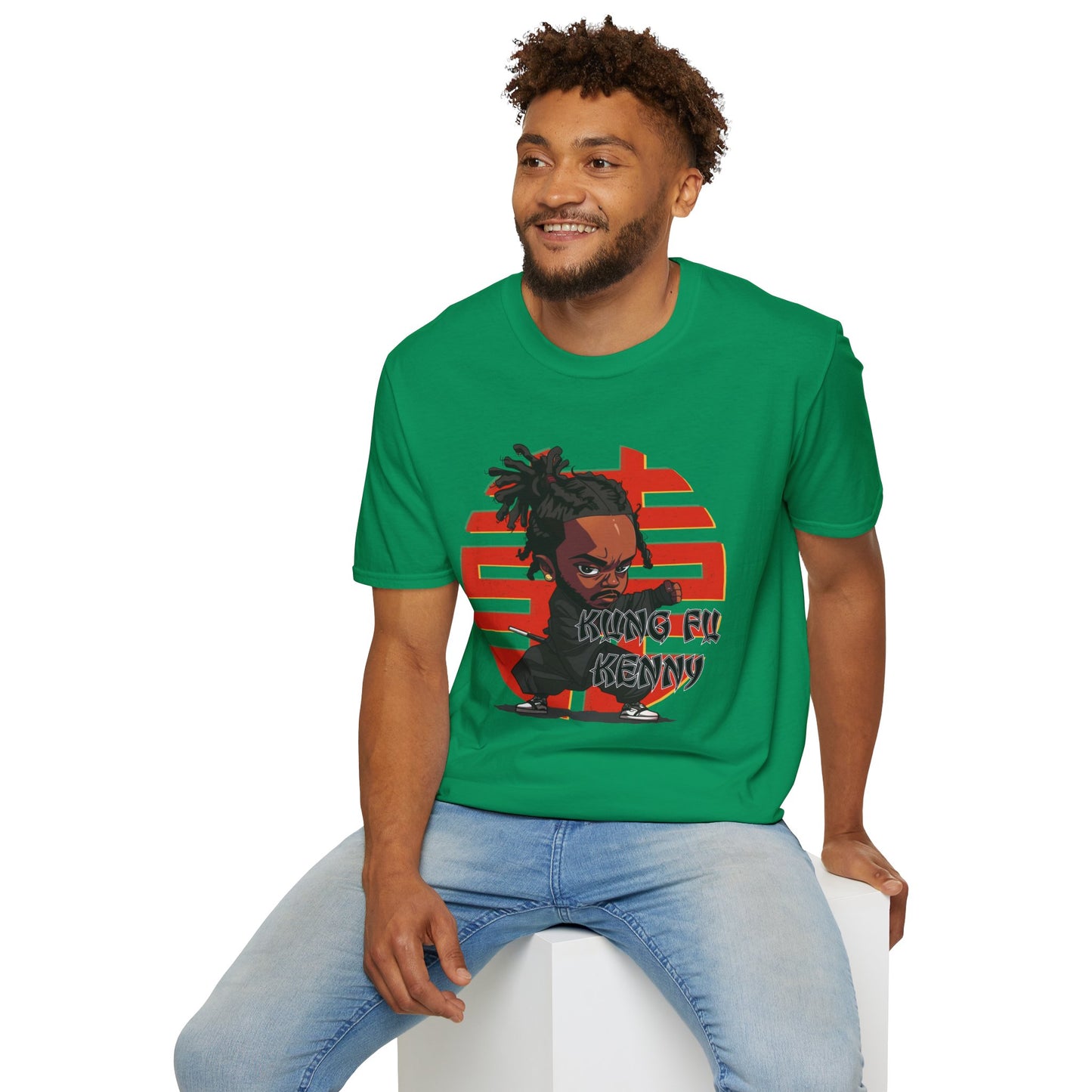 Kung Fu Kenny Unisex Softstyle T-Shirt