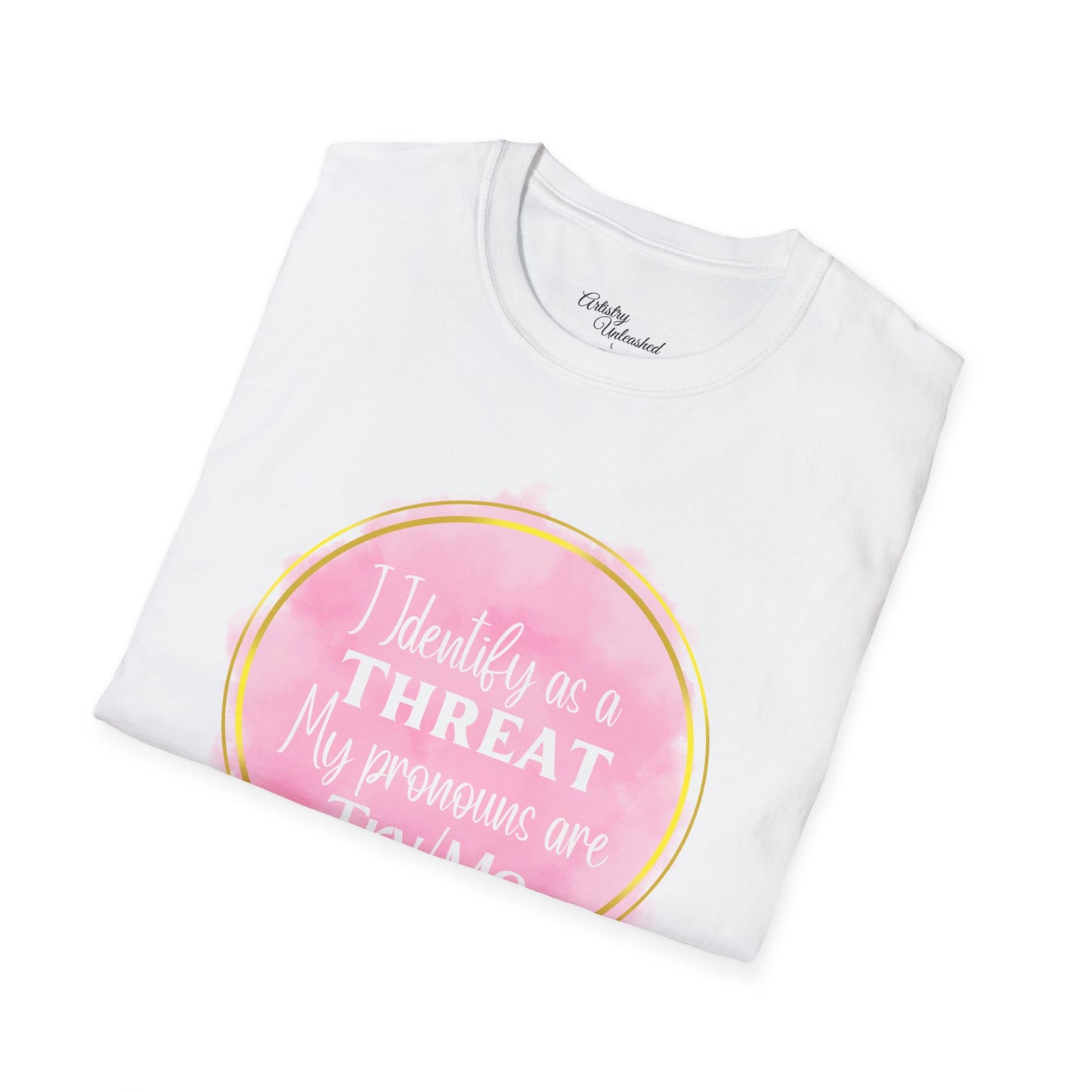 Identify as a Threat Unisex Softstyle T-Shirt