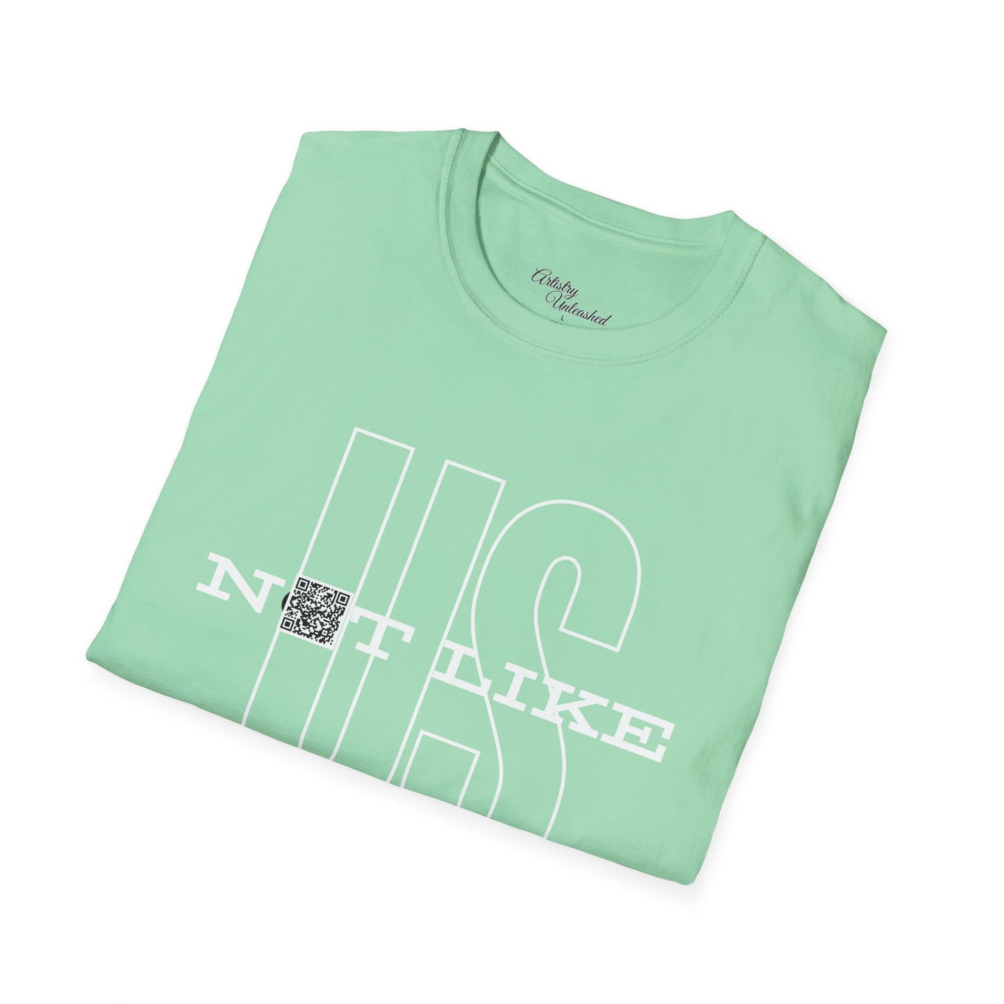 Not Like Us QR Unisex Softstyle T-Shirt