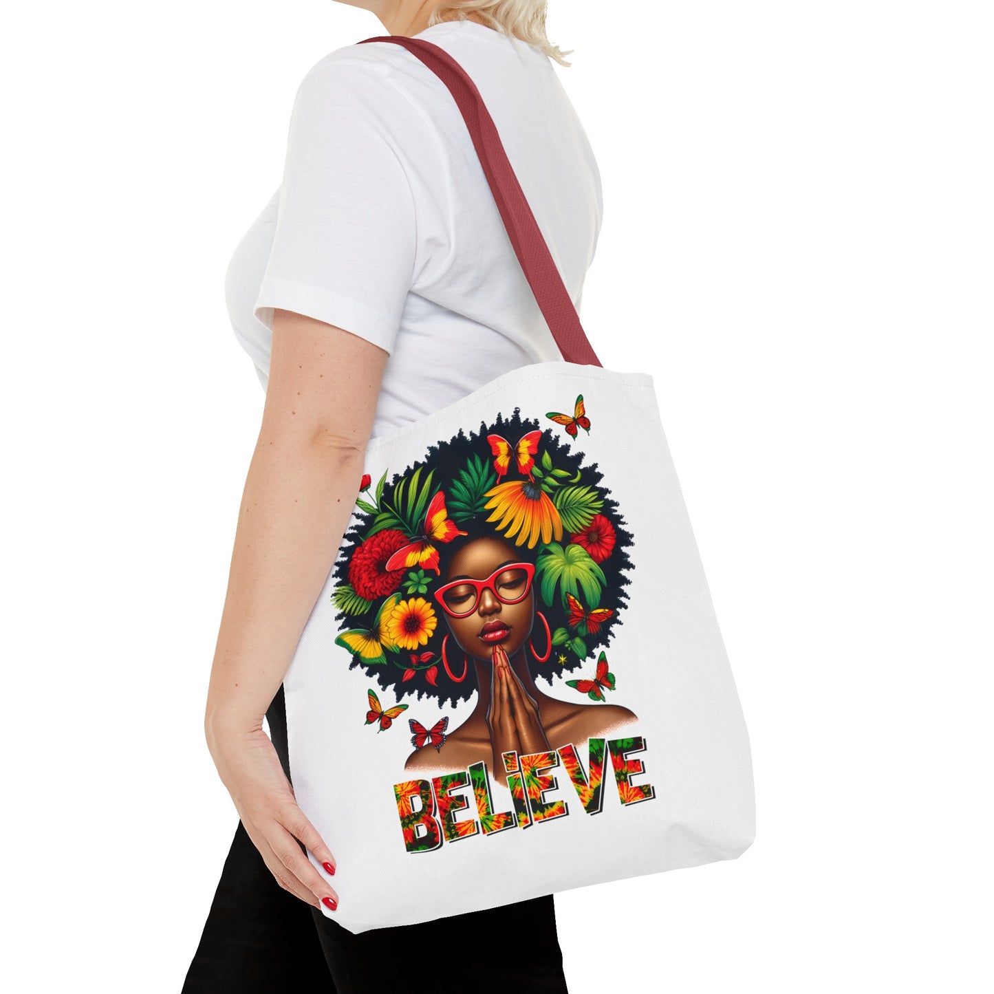 Believe Woman Tote Bag