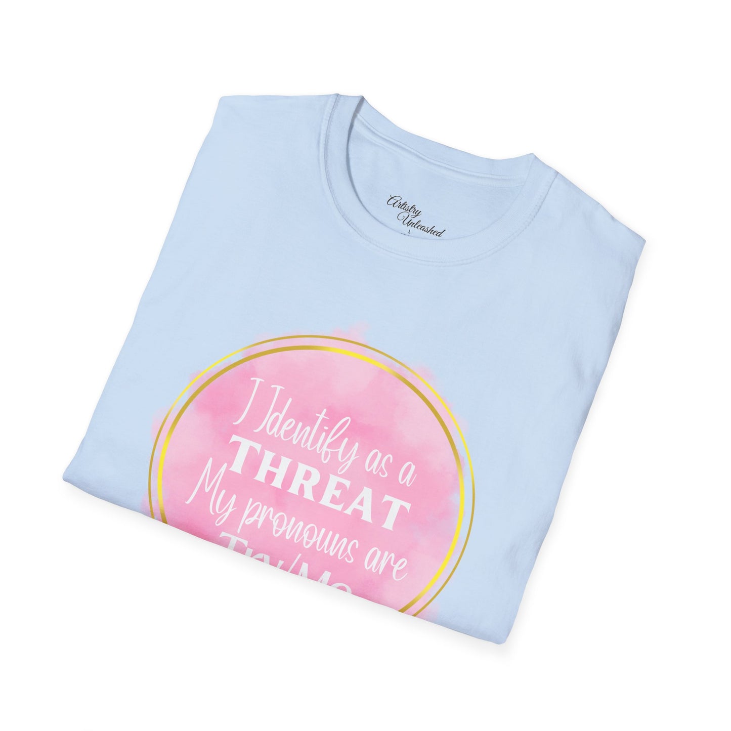 Identify as a Threat Unisex Softstyle T-Shirt