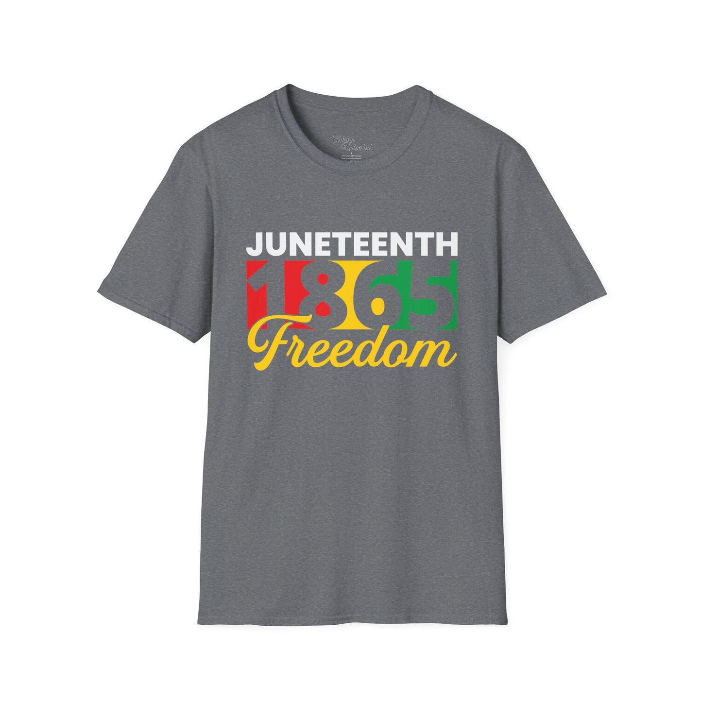 Juneteenth 1865 Freedom Unisex Softstyle T-Shirt