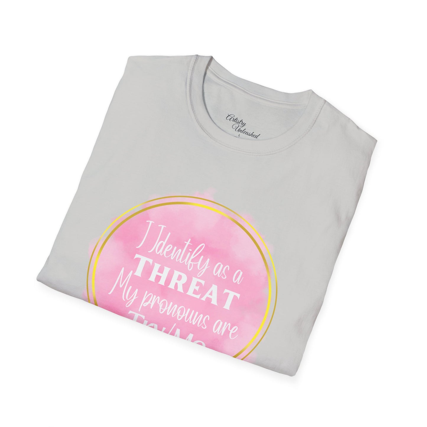 Identify as a Threat Unisex Softstyle T-Shirt