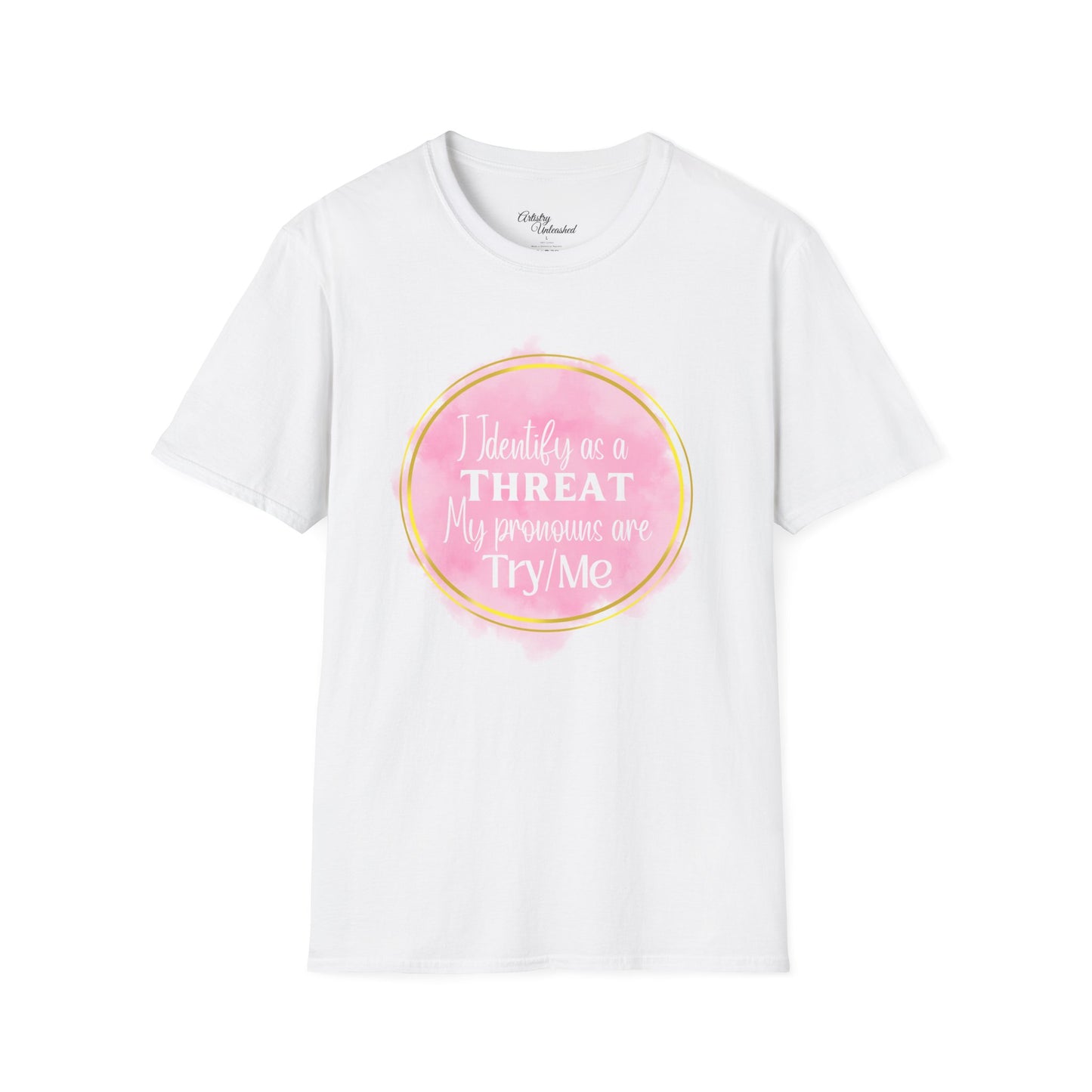 Identify as a Threat Unisex Softstyle T-Shirt