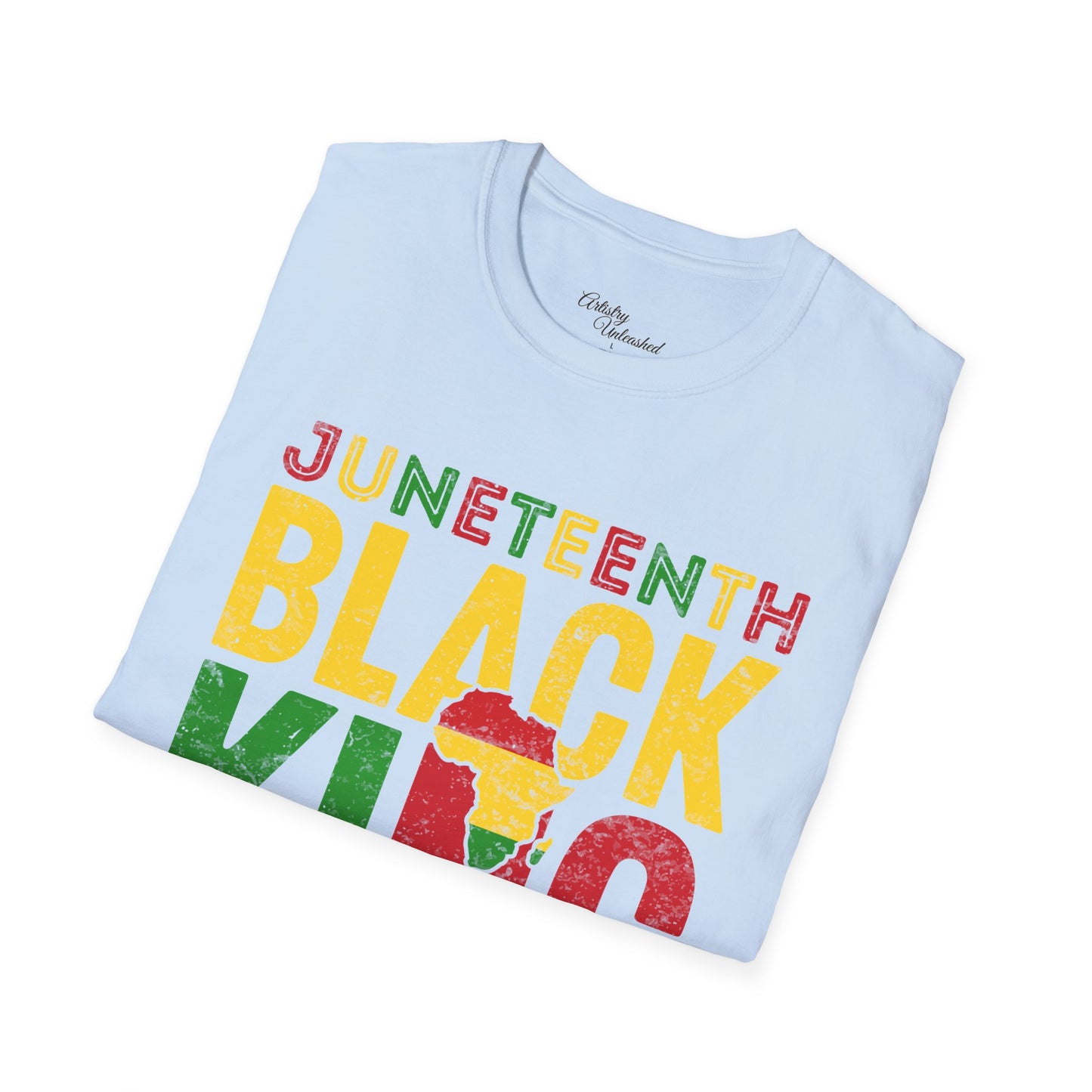 Black King Juneteenth Unisex Softstyle T-Shirt