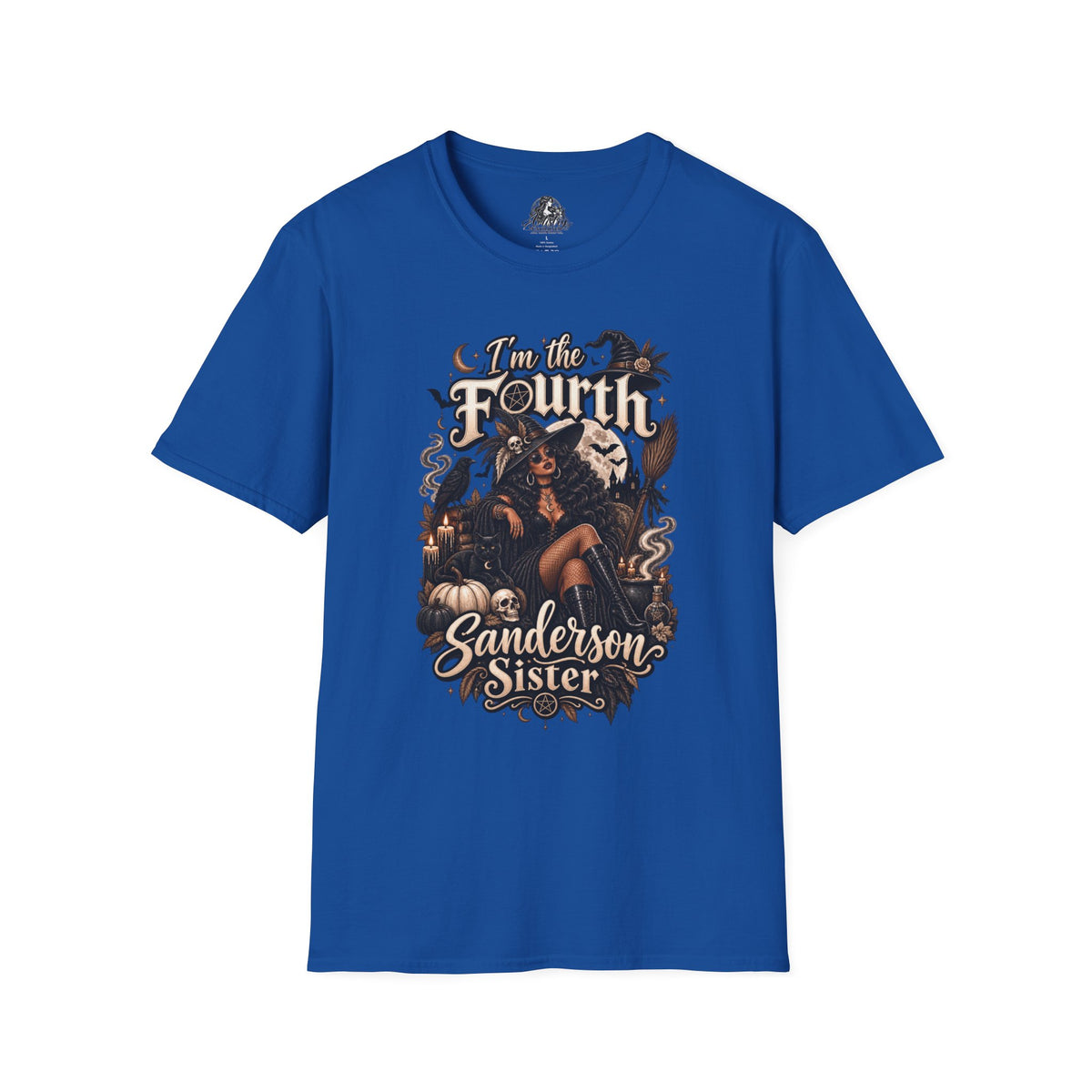 Fourth Sanderson Sister Halloween | Glam Ghost Design | Unisex Softstyle T-Shirt