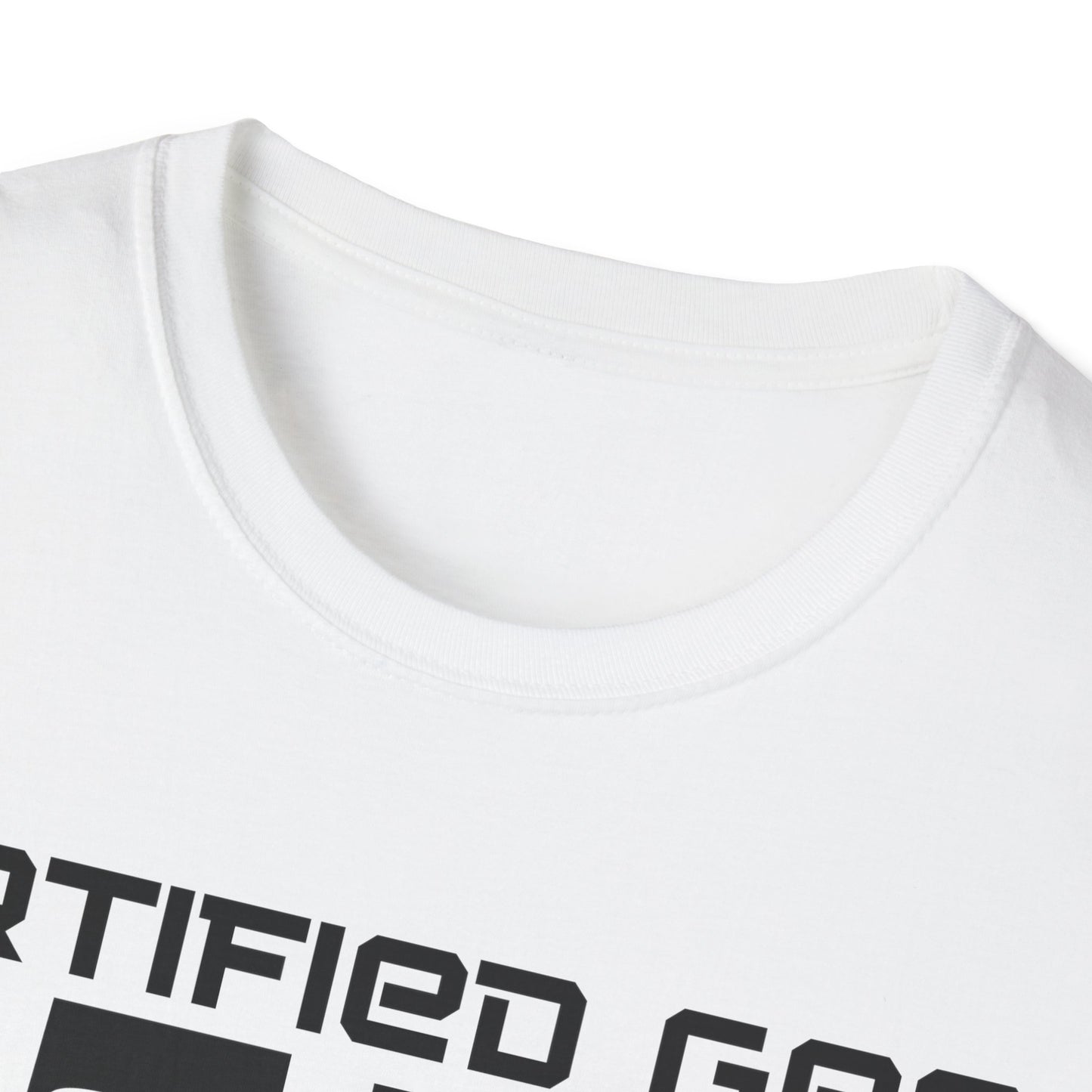 Certified Geek WAP Black Font Unisex Softstyle T-Shirt
